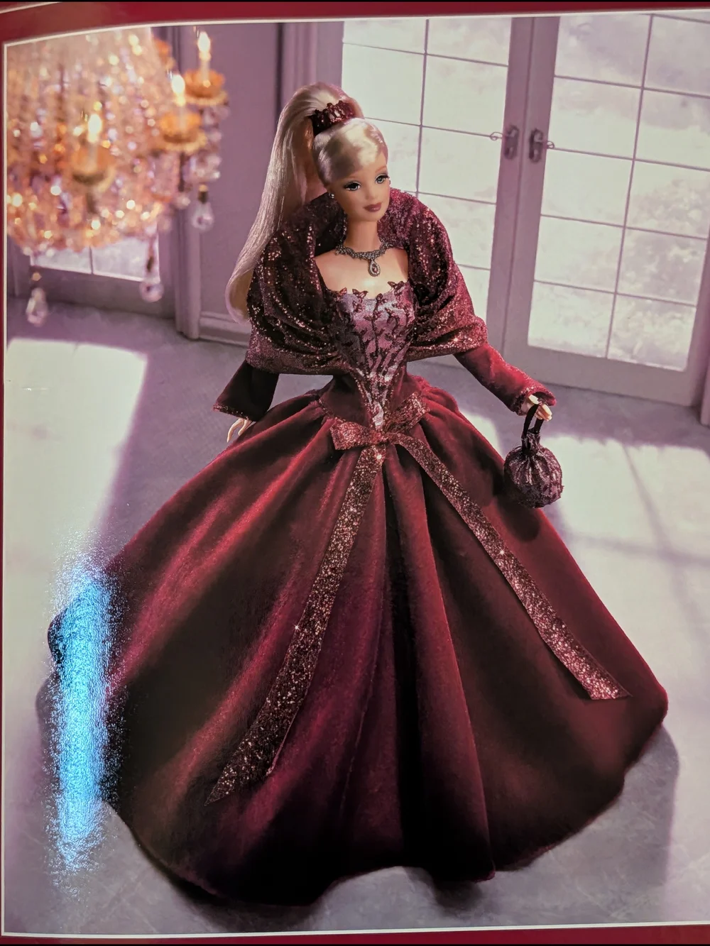 Barbie Holiday Celebration Special Edition Doll - Burgundy